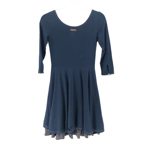 Matilda Jane Paint by Numbers Fairest Navy Knit Dress Womens XS - Picture 7 of 9